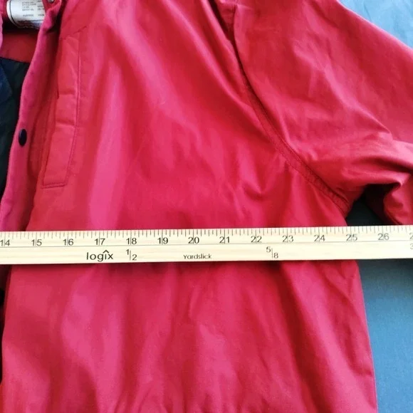 DB Supply Jacket Men XL Red Parka Sherpa Hood Military Insulated Waterproof Barn - Picture 10 of 13